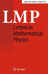 LETTERS IN MATHEMATICAL PHYSICS雜志封面